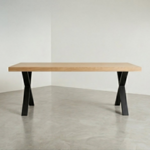 Eikenhouten Eettafel X-poot