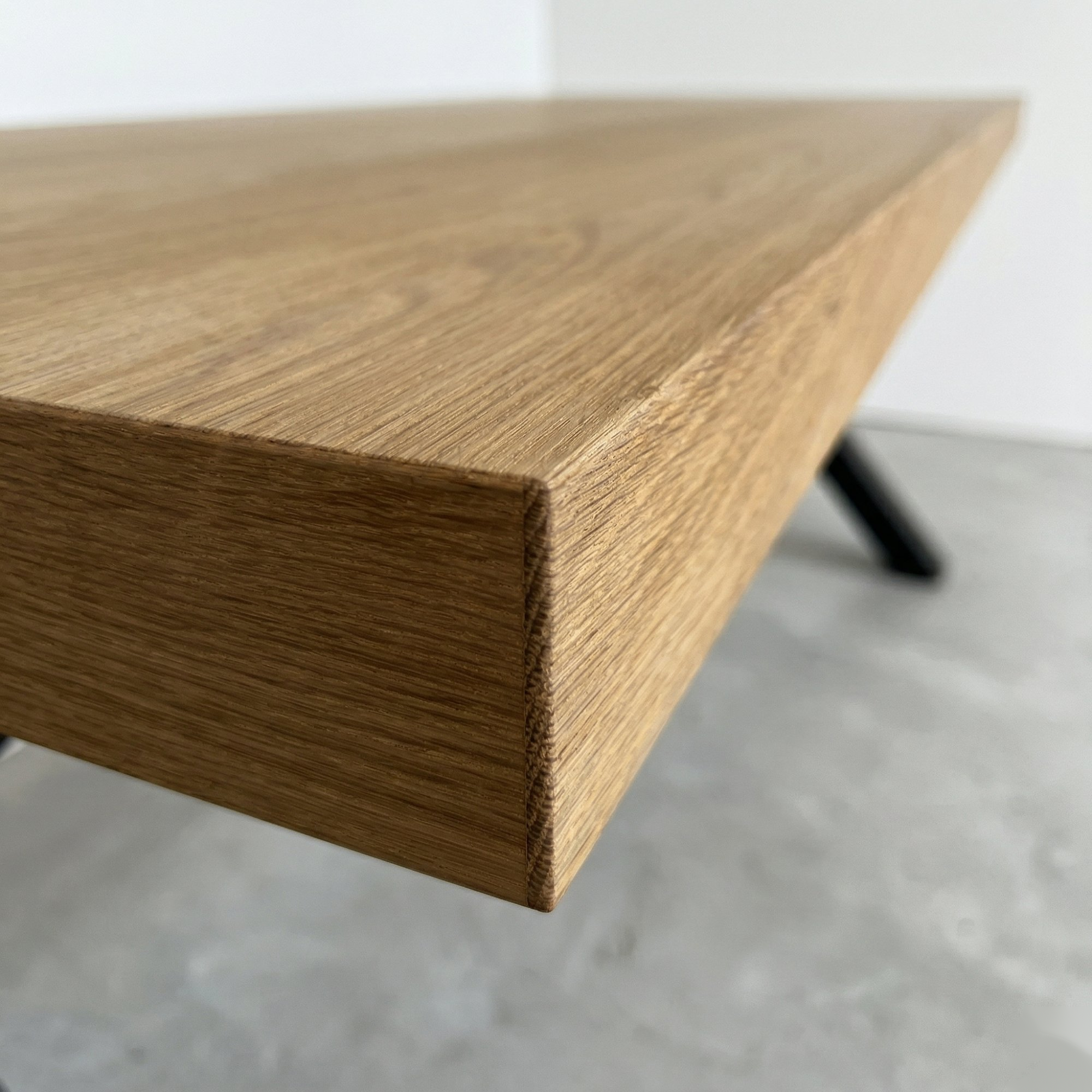 Eiken Eettafel X-poot - Afbeelding 2
